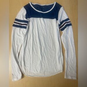 Prince and Fog Blue and White Long Sleeve Shirt Size XS